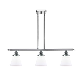 A thumbnail of the Innovations Lighting 916-3I Small Cone Polished Chrome / Matte White
