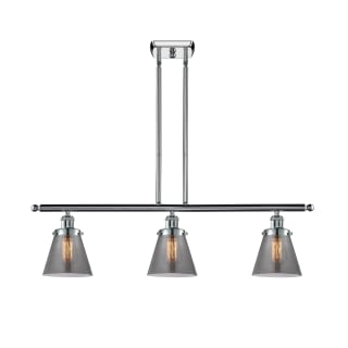 A thumbnail of the Innovations Lighting 916-3I Small Cone Polished Chrome / Plated Smoke