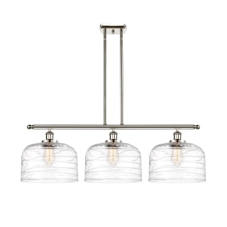 A thumbnail of the Innovations Lighting 916-3I-11-36-L Bell Linear Polished Nickel / Clear Deco Swirl