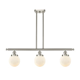 A thumbnail of the Innovations Lighting 916-3I Beacon Brushed Satin Nickel / Matte White