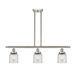 A thumbnail of the Innovations Lighting 916-3I Small Bell Brushed Satin Nickel / Clear