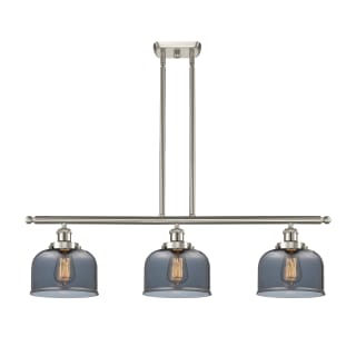 A thumbnail of the Innovations Lighting 916-3I Large Bell Brushed Satin Nickel / Plated Smoke