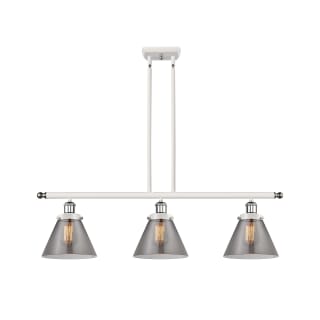 A thumbnail of the Innovations Lighting 916-3I-11-36 Cone Linear White and Polished Chrome / Plated Smoke