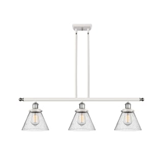 A thumbnail of the Innovations Lighting 916-3I-11-36 Cone Linear White and Polished Chrome / Seedy