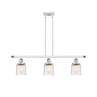 A thumbnail of the Innovations Lighting 916-3I-10-36 Bell Linear White and Polished Chrome / Deco Swirl