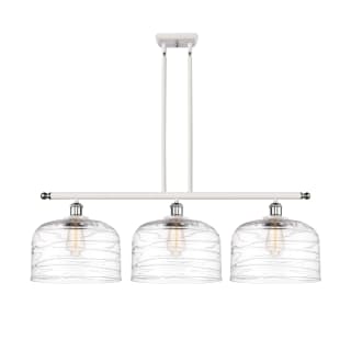 A thumbnail of the Innovations Lighting 916-3I-11-36-L Bell Linear White and Polished Chrome / Clear Deco Swirl
