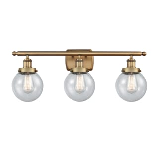 A thumbnail of the Innovations Lighting 916-3W-11-26 Beacon Vanity Brushed Brass / Seedy