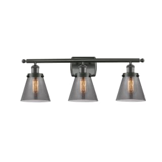 A thumbnail of the Innovations Lighting 916-3W Small Cone Oil Rubbed Bronze / Plated Smoke