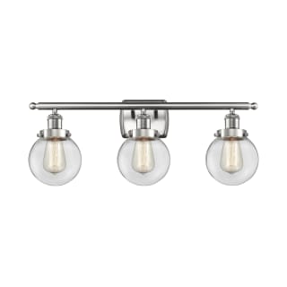A thumbnail of the Innovations Lighting 916-3W Beacon Brushed Satin Nickel / Clear