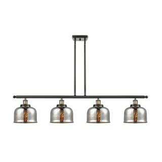 A thumbnail of the Innovations Lighting 916-4I-10-48-L Bell Linear Black Antique Brass / Silver Plated Mercury