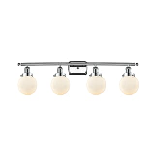 A thumbnail of the Innovations Lighting 916-4W-11-36 Beacon Vanity Polished Chrome / Matte White