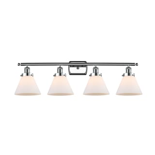 A thumbnail of the Innovations Lighting 916-4W-11-38 Cone Vanity Polished Chrome / Matte White