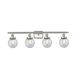 A thumbnail of the Innovations Lighting 916-4W-11-36 Beacon Vanity Brushed Satin Nickel / Seedy