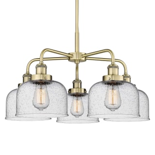 A thumbnail of the Innovations Lighting 916-5CR-15-26 Bell Chandelier Antique Brass / Seedy