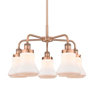 A thumbnail of the Innovations Lighting 916-5CR-16-24 Bellmont Chandelier Antique Copper / Matte White