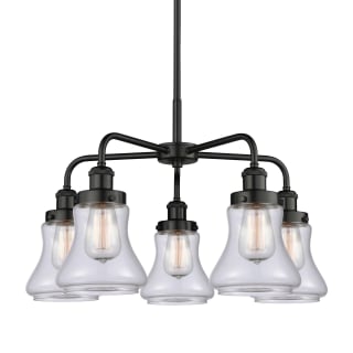 A thumbnail of the Innovations Lighting 916-5CR-16-24 Bellmont Chandelier Matte Black / Clear