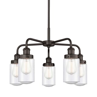 A thumbnail of the Innovations Lighting 916-5CR-16-23 Dover Chandelier Oil Rubbed Bronze / Seedy