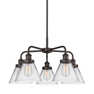 A thumbnail of the Innovations Lighting 916-5CR-15-26 Cone Chandelier Oil Rubbed Bronze / Clear