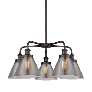 A thumbnail of the Innovations Lighting 916-5CR-15-26 Cone Chandelier Oil Rubbed Bronze / Plated Smoke