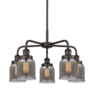 A thumbnail of the Innovations Lighting 916-5CR-15-23 Bell Chandelier Oil Rubbed Bronze / Plated Smoke