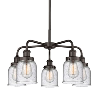 A thumbnail of the Innovations Lighting 916-5CR-15-23 Bell Chandelier Oil Rubbed Bronze / Seedy