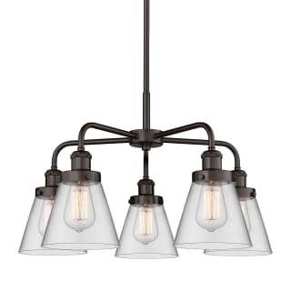 A thumbnail of the Innovations Lighting 916-5CR-15-25 Cone Chandelier Oil Rubbed Bronze / Clear