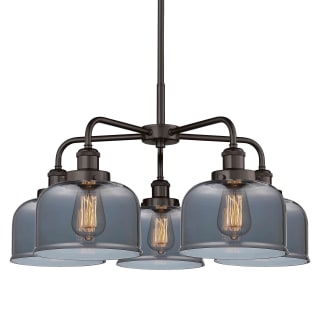 A thumbnail of the Innovations Lighting 916-5CR-15-26 Bell Chandelier Oil Rubbed Bronze / Plated Smoke