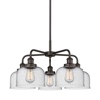 A thumbnail of the Innovations Lighting 916-5CR-15-26 Bell Chandelier Oil Rubbed Bronze / Seedy