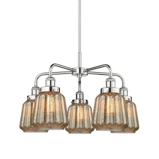 A thumbnail of the Innovations Lighting 916-5CR-14-25 Chatham Chandelier Polished Chrome / Mercury