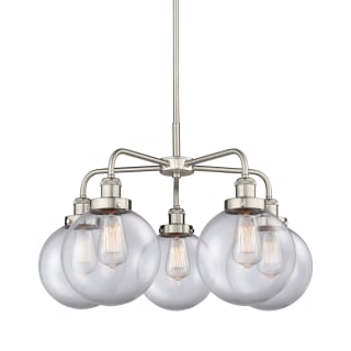 A thumbnail of the Innovations Lighting 916-5CR-18-26 Beacon Chandelier Satin Nickel / Clear