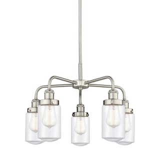 A thumbnail of the Innovations Lighting 916-5CR-16-23 Dover Chandelier Satin Nickel / Clear