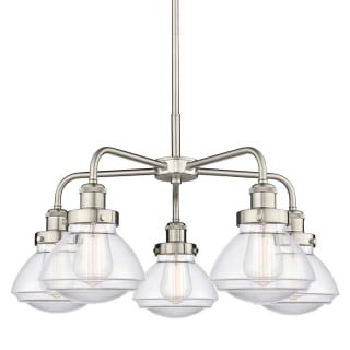 A thumbnail of the Innovations Lighting 916-5CR-14-25 Olean Chandelier Satin Nickel / Clear