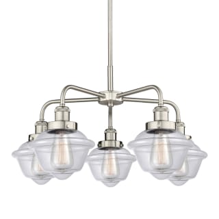 A thumbnail of the Innovations Lighting 916-5CR-14-25 Oxford Chandelier Satin Nickel / Clear