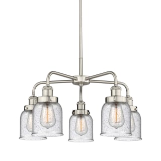 A thumbnail of the Innovations Lighting 916-5CR-15-23 Bell Chandelier Satin Nickel / Seedy