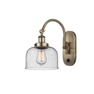 A thumbnail of the Innovations Lighting 918-1W-13-8 Bell Sconce Antique Brass / Seedy