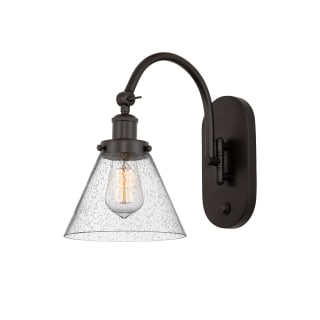 A thumbnail of the Innovations Lighting 918-1W-13-8 Cone Sconce Oil Rubbed Bronze / Seedy