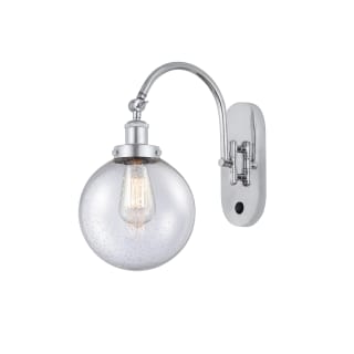 A thumbnail of the Innovations Lighting 918-1W-15-8 Beacon Sconce Polished Chrome / Seedy