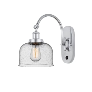 A thumbnail of the Innovations Lighting 918-1W-13-8 Bell Sconce Polished Chrome / Seedy