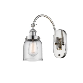 A thumbnail of the Innovations Lighting 918-1W-13-5 Bell Sconce Polished Nickel / Clear