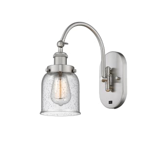 A thumbnail of the Innovations Lighting 918-1W-13-5 Bell Sconce Brushed Satin Nickel / Seedy