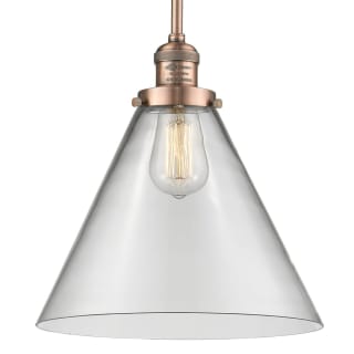 A thumbnail of the Innovations Lighting 201S X-Large Cone Antique Copper / Clear