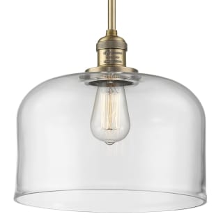 A thumbnail of the Innovations Lighting 201S X-Large Bell Brushed Brass / Clear