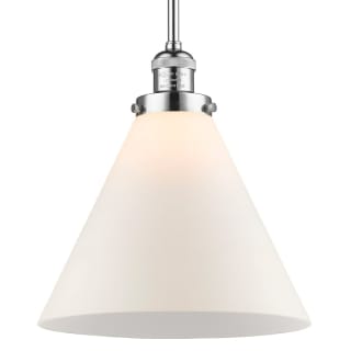 A thumbnail of the Innovations Lighting 201S X-Large Cone Polished Chrome / Matte White Cased