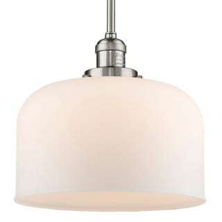 A thumbnail of the Innovations Lighting 201S X-Large Bell Polished Nickel / Matte White Cased