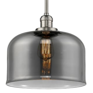 A thumbnail of the Innovations Lighting 201S X-Large Bell Brushed Satin Nickel / Smoked