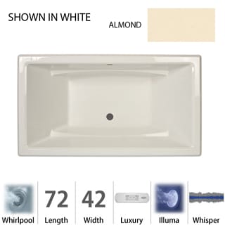 A thumbnail of the Jacuzzi ACE7242 WCR 4IW Almond