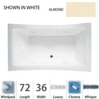 A thumbnail of the Jacuzzi ALL7236 WCR 4CW Almond