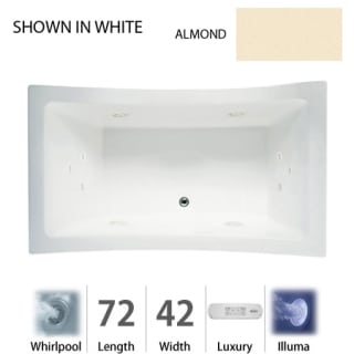 A thumbnail of the Jacuzzi ALL7242 WCR 4IH Almond