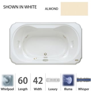 A thumbnail of the Jacuzzi BEL6042 WCR 4IW Almond