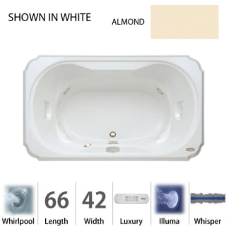A thumbnail of the Jacuzzi BEL6642 WCR 4IW Almond